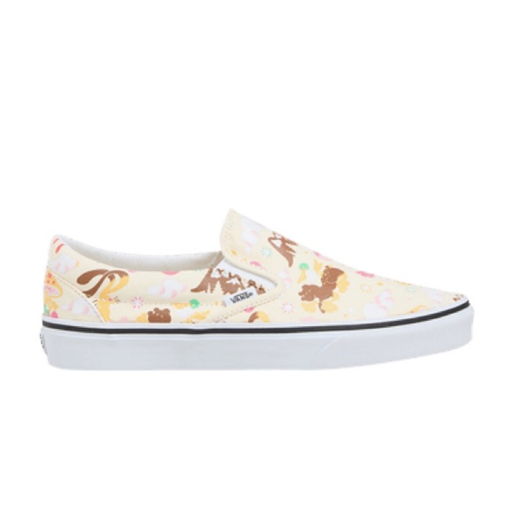 VANS Classic Slip On Sneakers Canvas White mens Size 11  Skate Shoes VN000BVZFRL